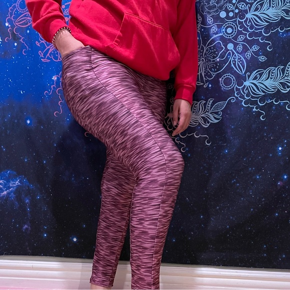 ZONE PRO Active-wear Stretch Leggings High Waist with Cell Phone Pocket NWT - Picture 2 of 4